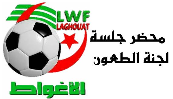 محضر جلسة لجنة الطعون