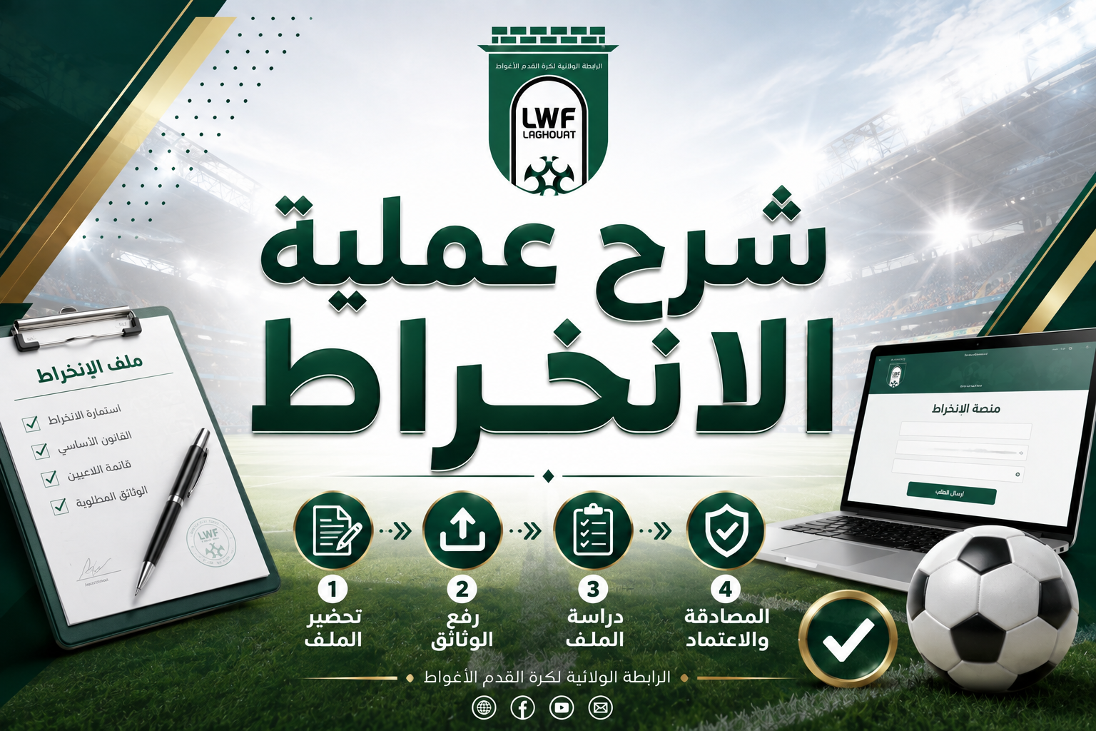 بالفيديو شرح انخراط النوادي على منصة fafconnect