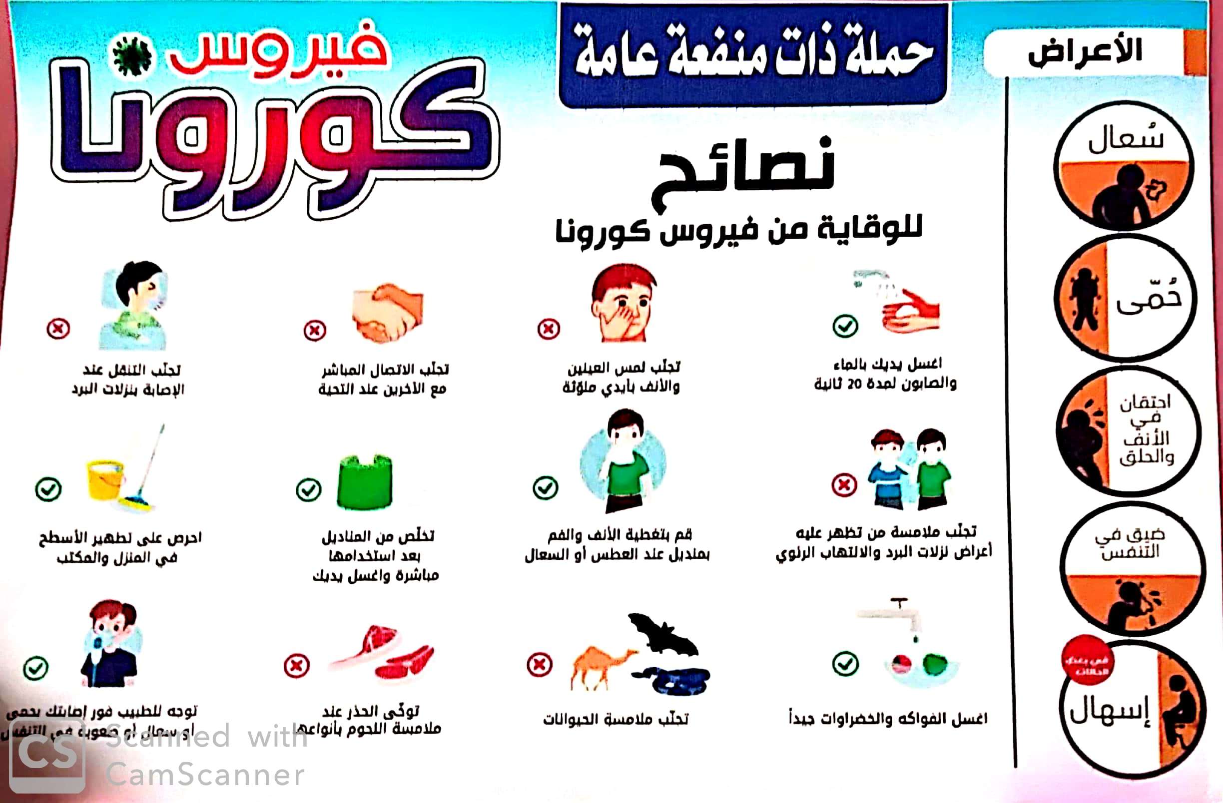 نصائح للوقاية من فيروس كورونا