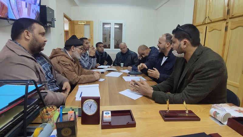 اجتماع لجنة التحكيم