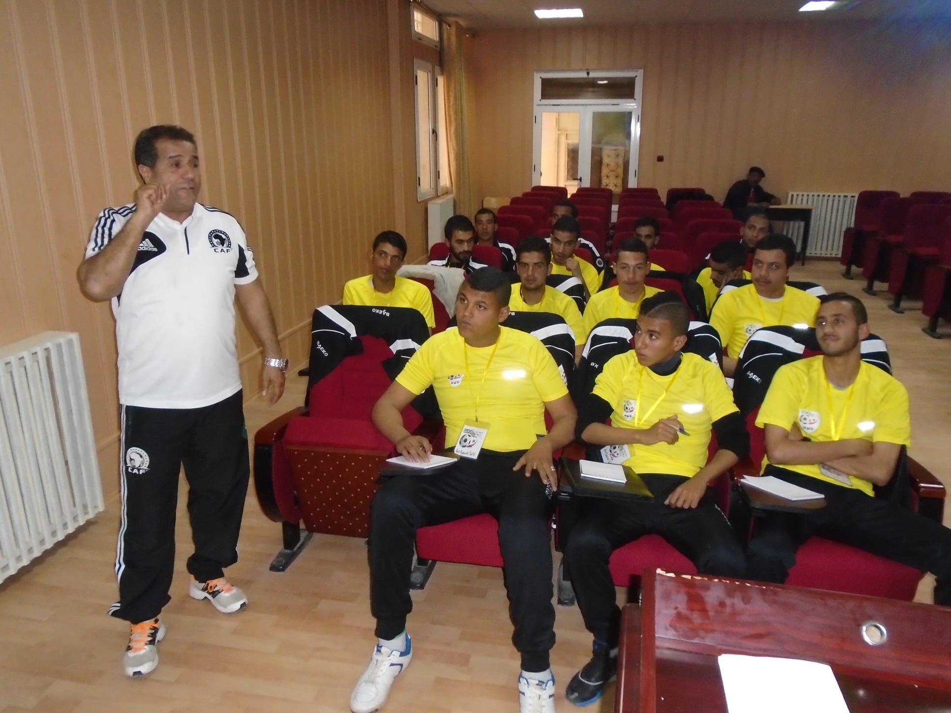 تذكير للحكام المسجلين في التربص