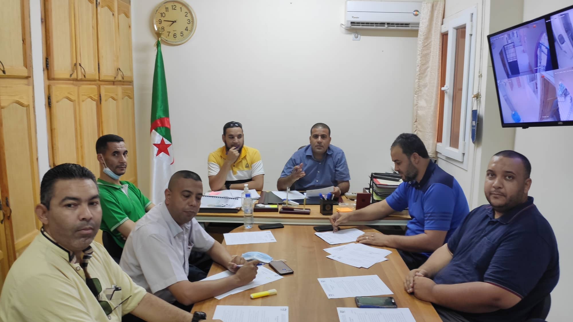 محضر اجتماع مكتب الرابطة